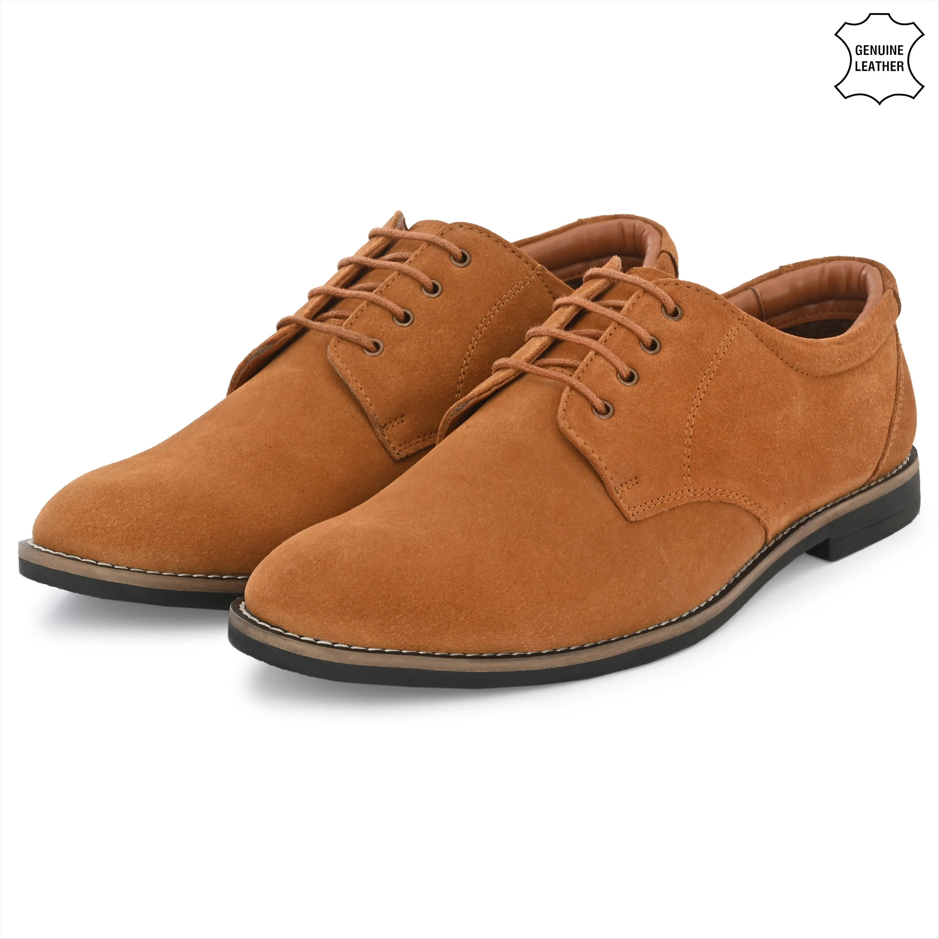 Elite Suede Leather Derby Lace Ups