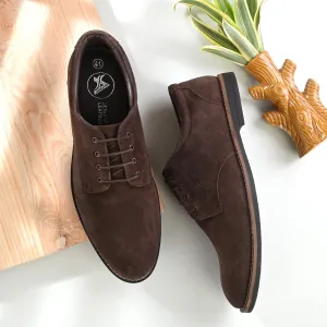 Elite Suede Leather Derby Lace Ups