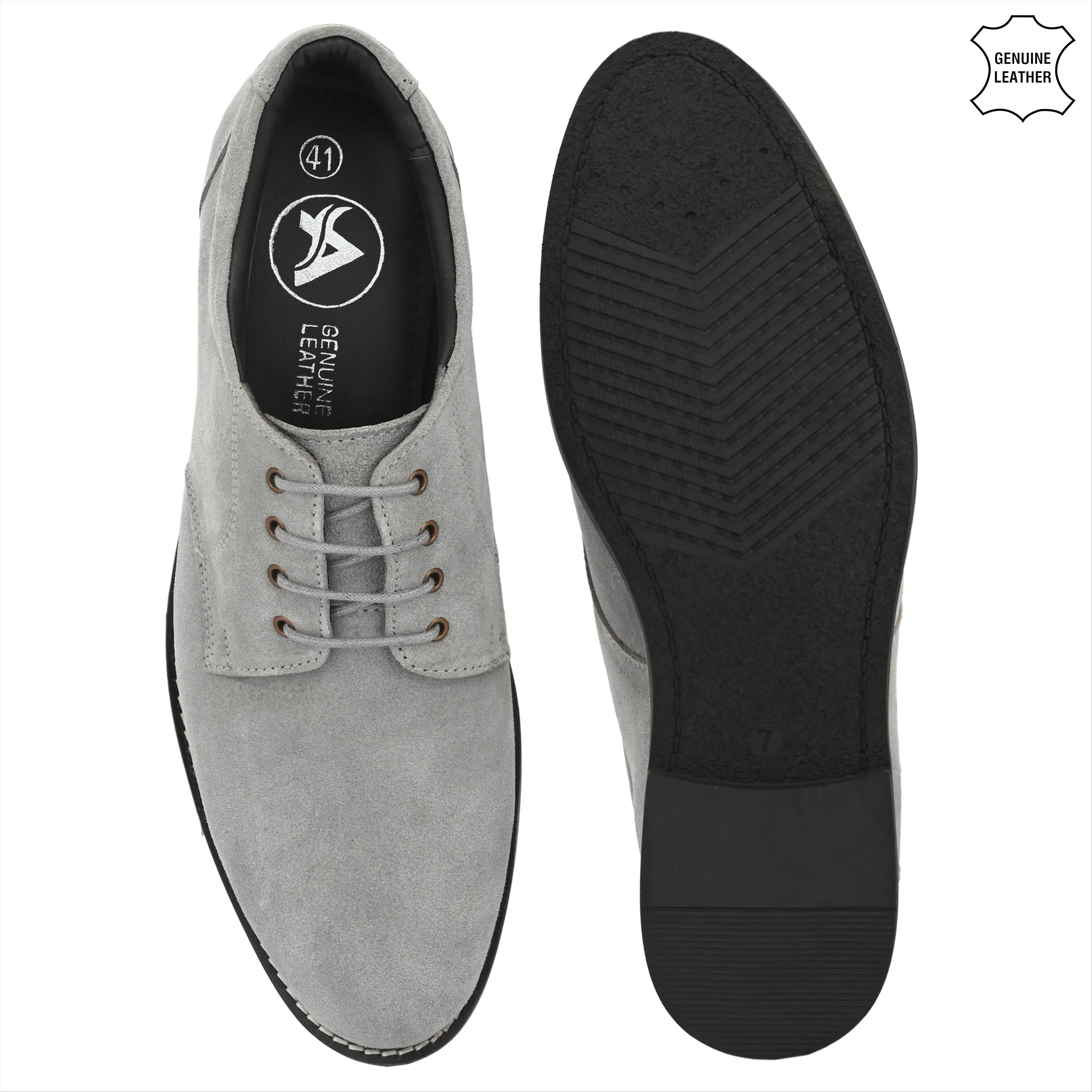 Elite Suede Leather Derby Lace Ups