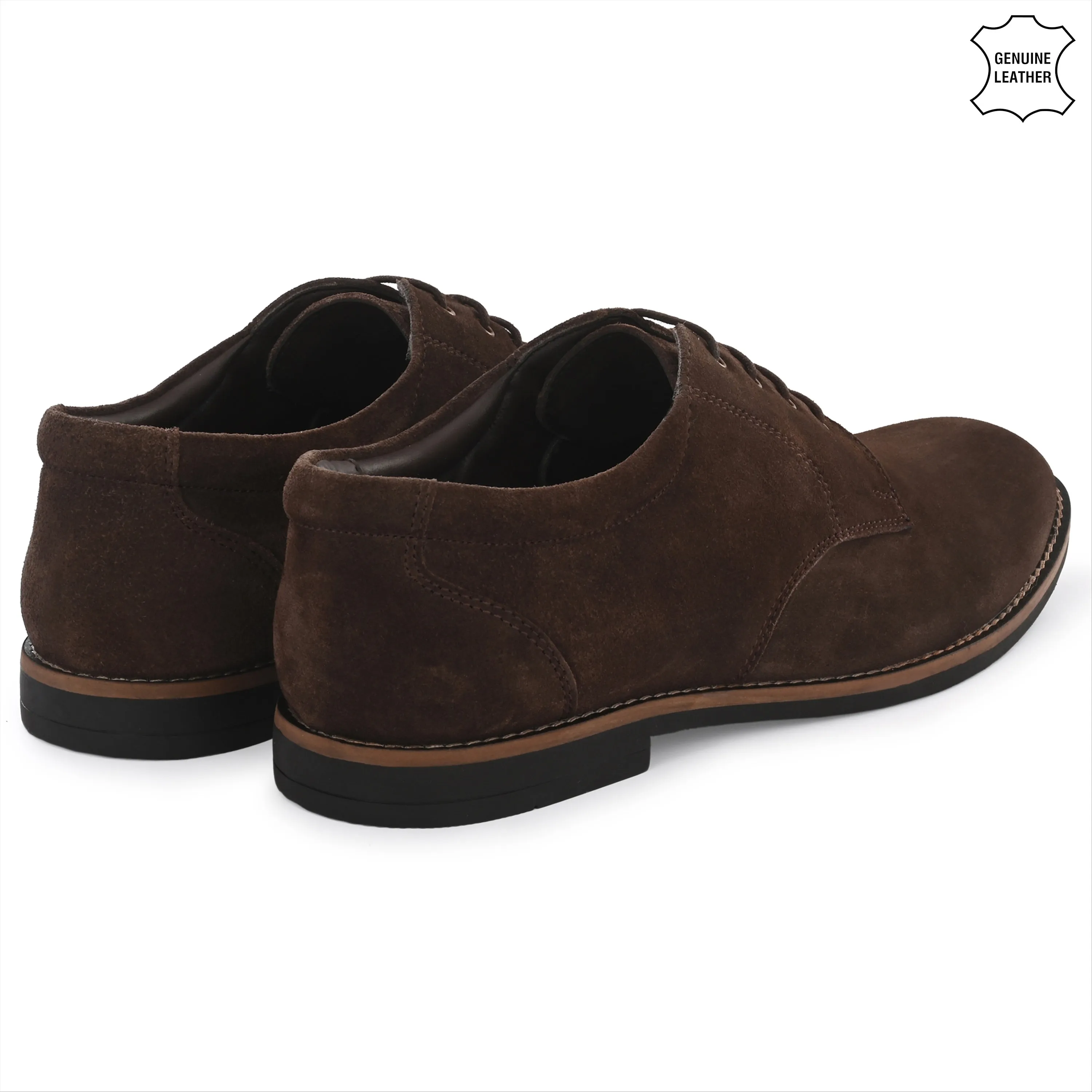 Elite Suede Leather Derby Lace Ups