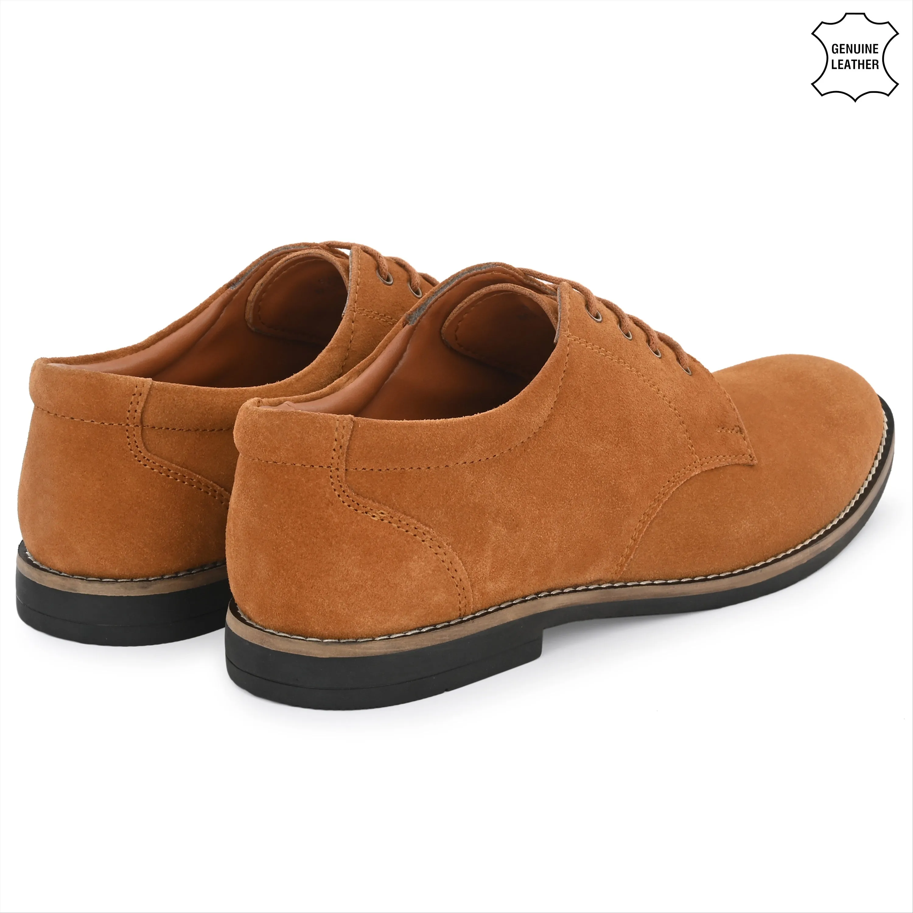 Elite Suede Leather Derby Lace Ups