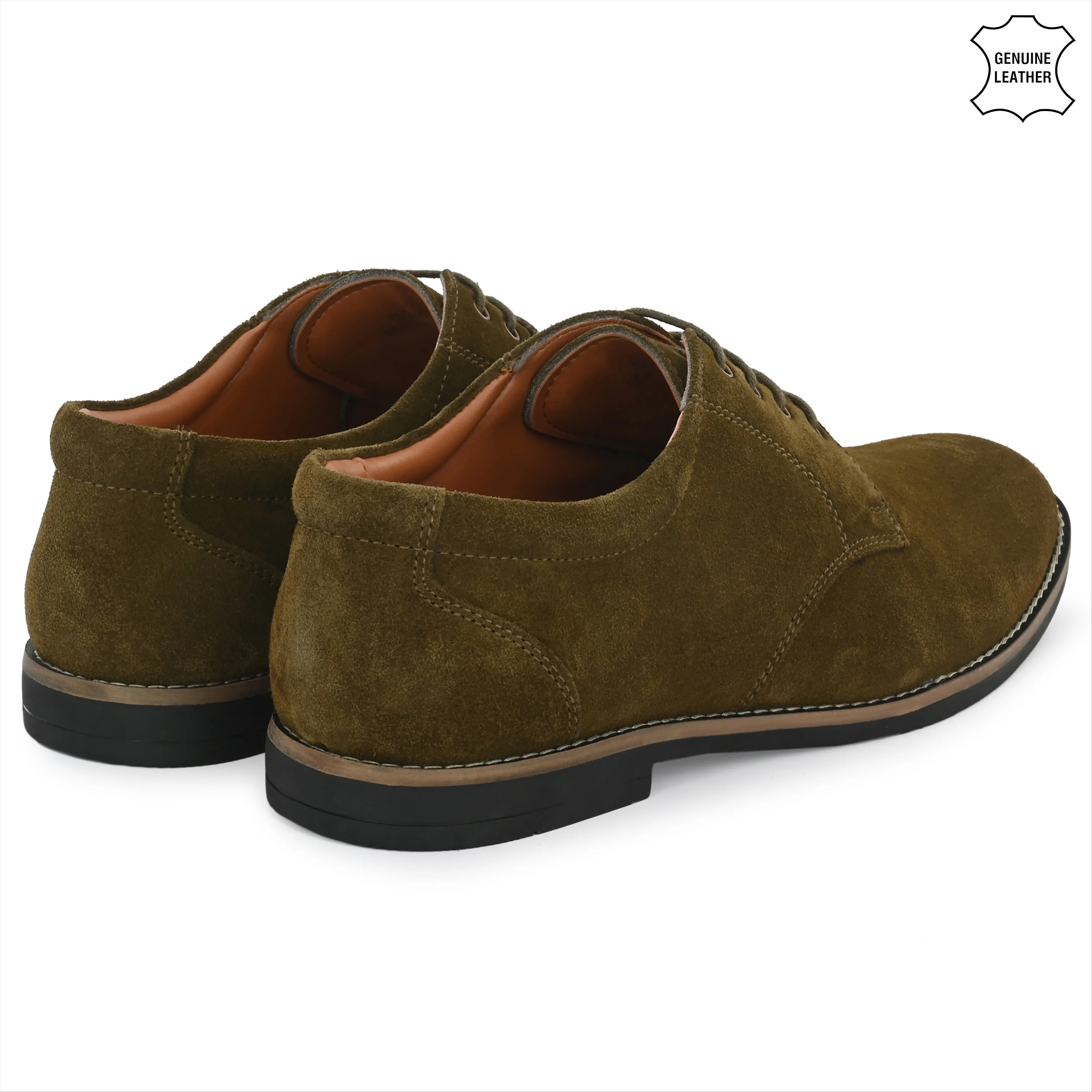 Elite Suede Leather Derby Lace Ups