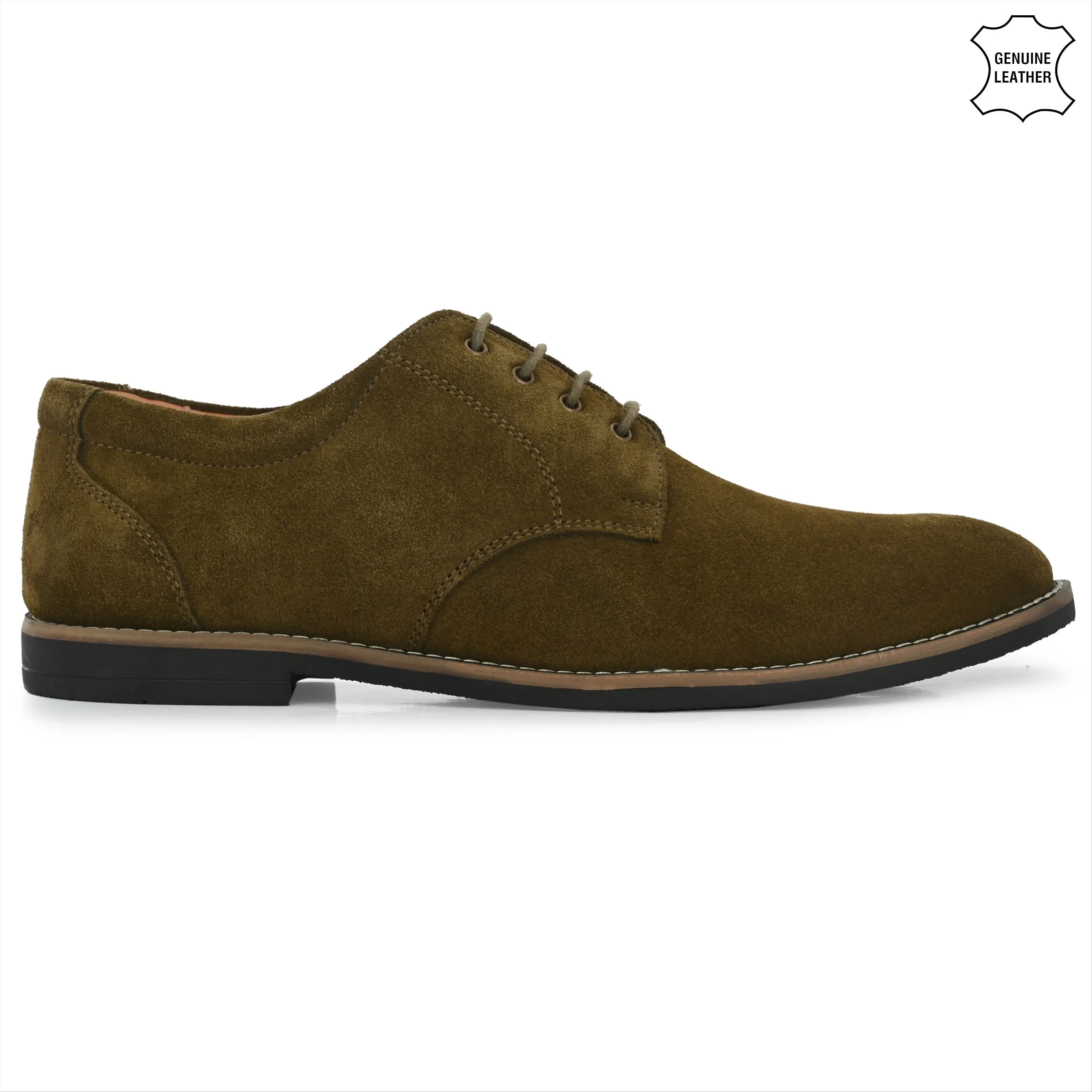 Elite Suede Leather Derby Lace Ups