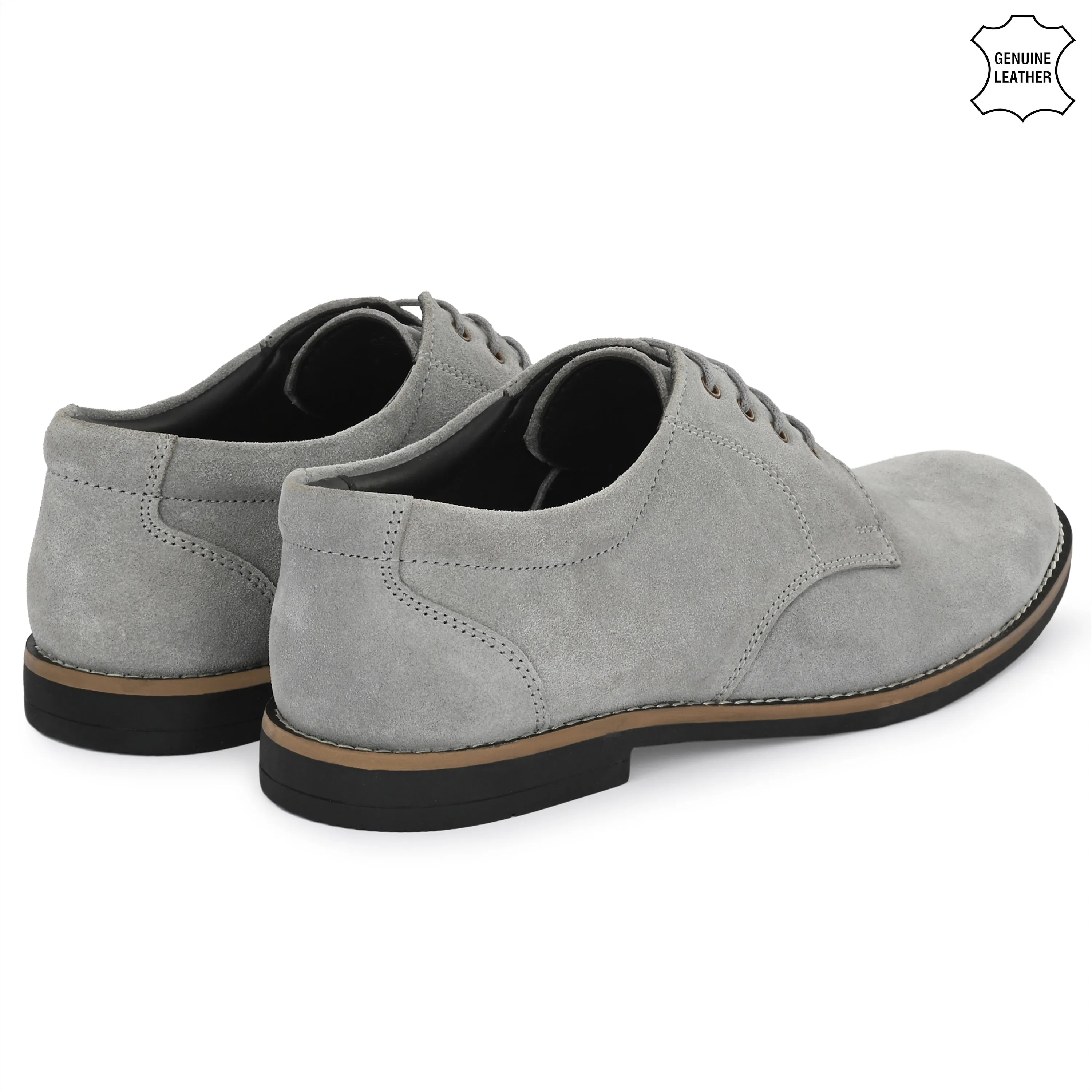 Elite Suede Leather Derby Lace Ups