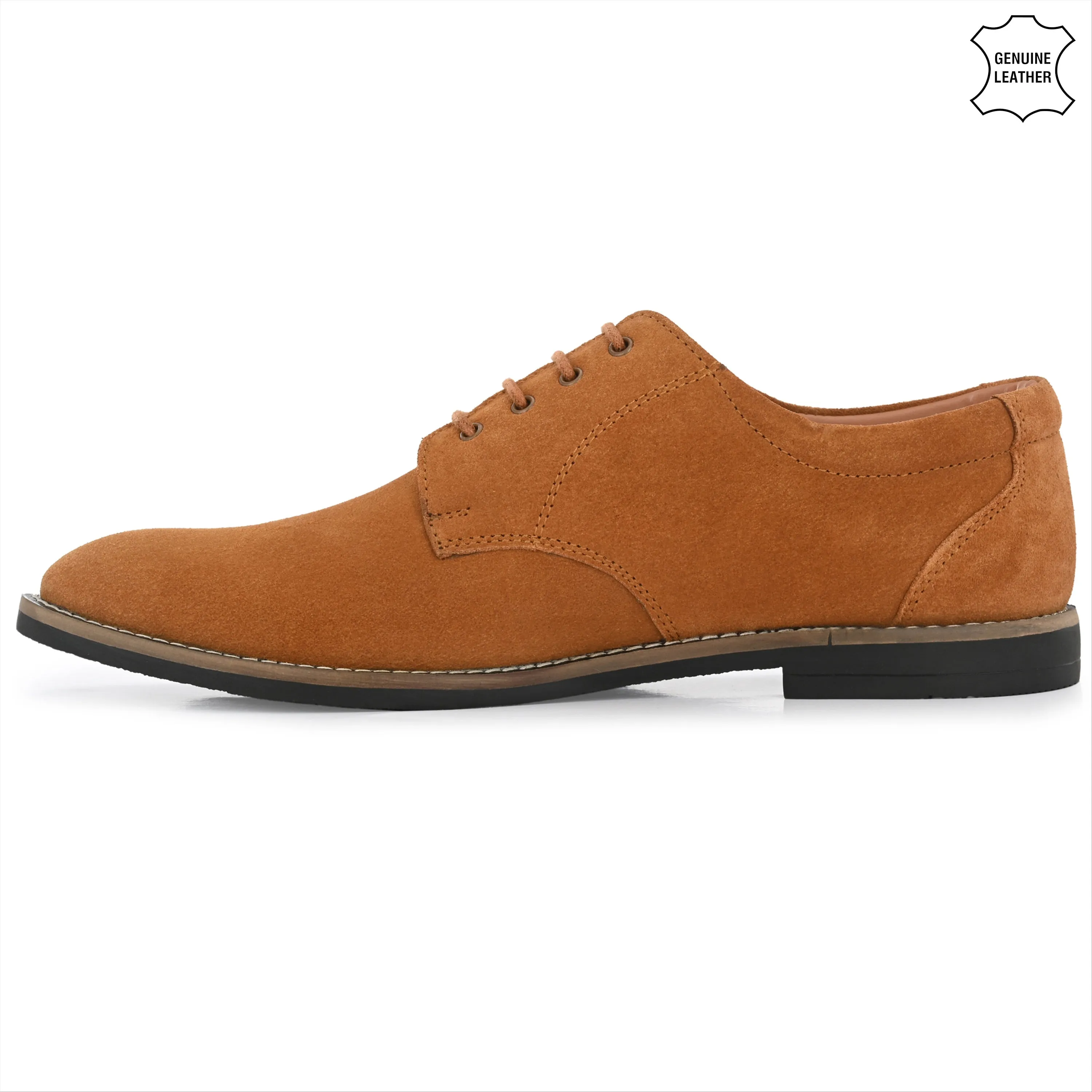Elite Suede Leather Derby Lace Ups