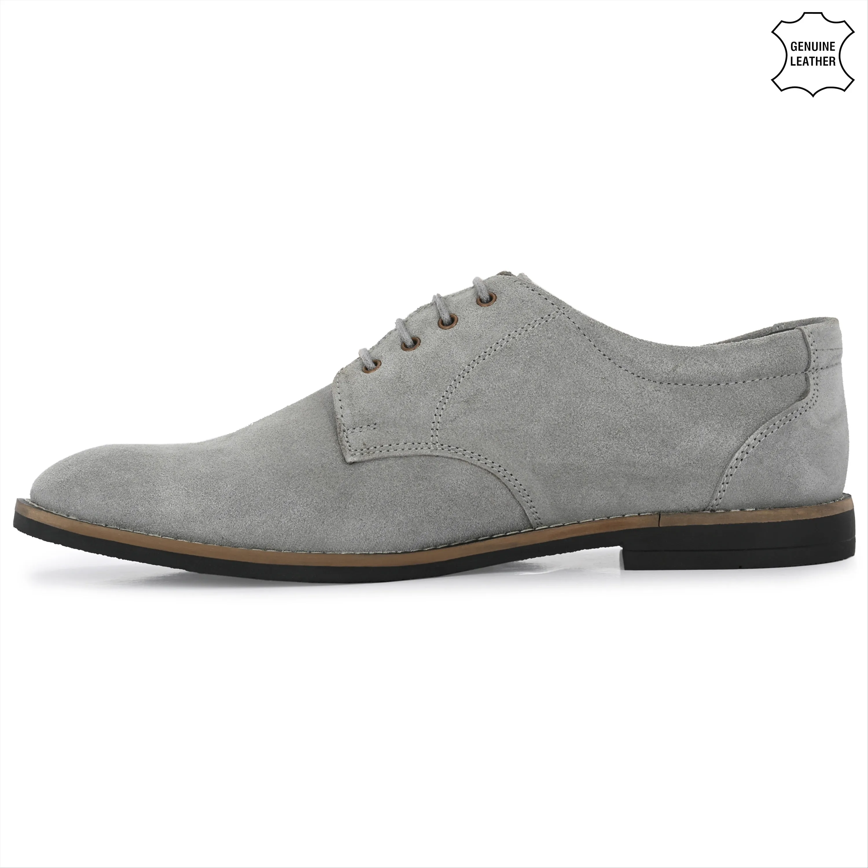 Elite Suede Leather Derby Lace Ups