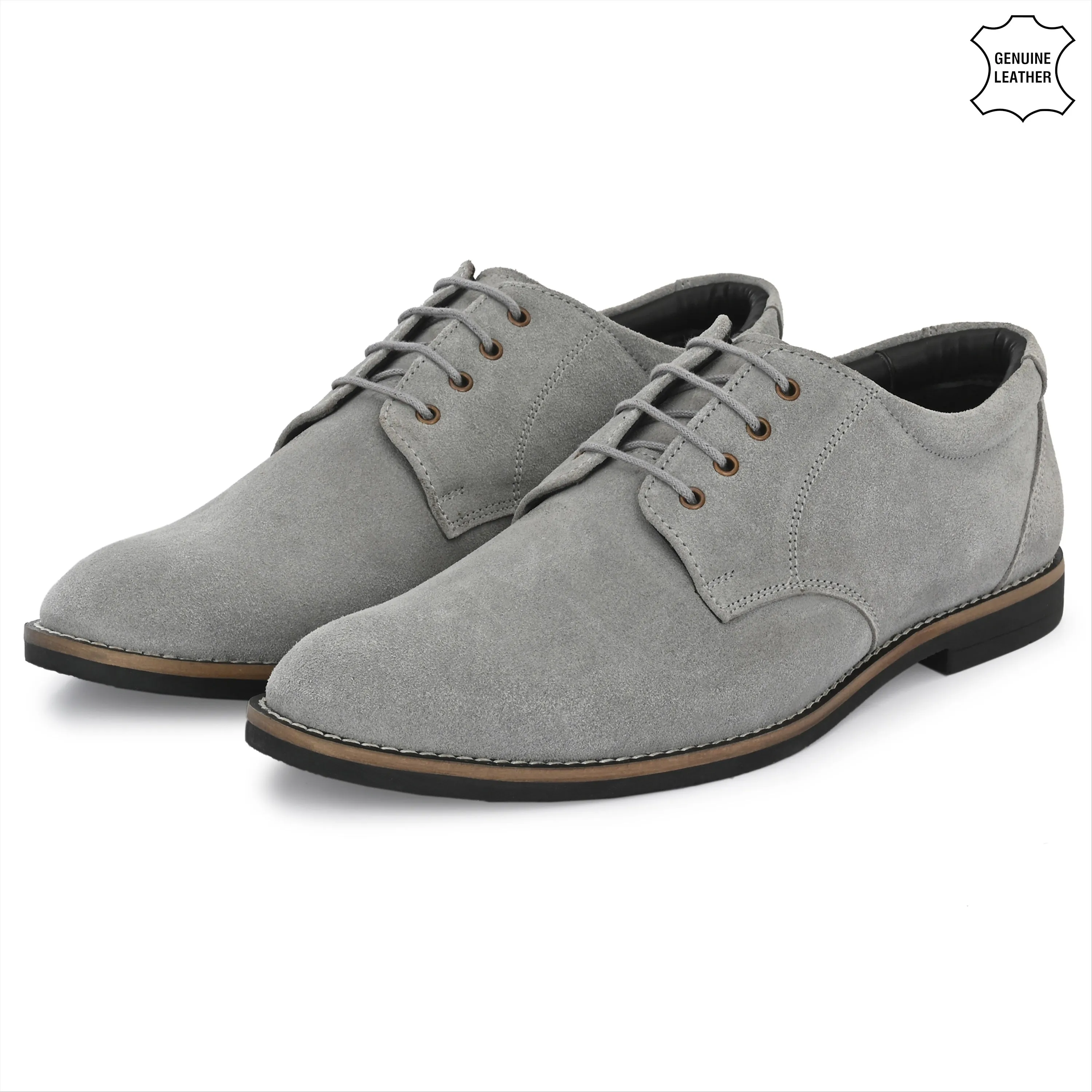 Elite Suede Leather Derby Lace Ups