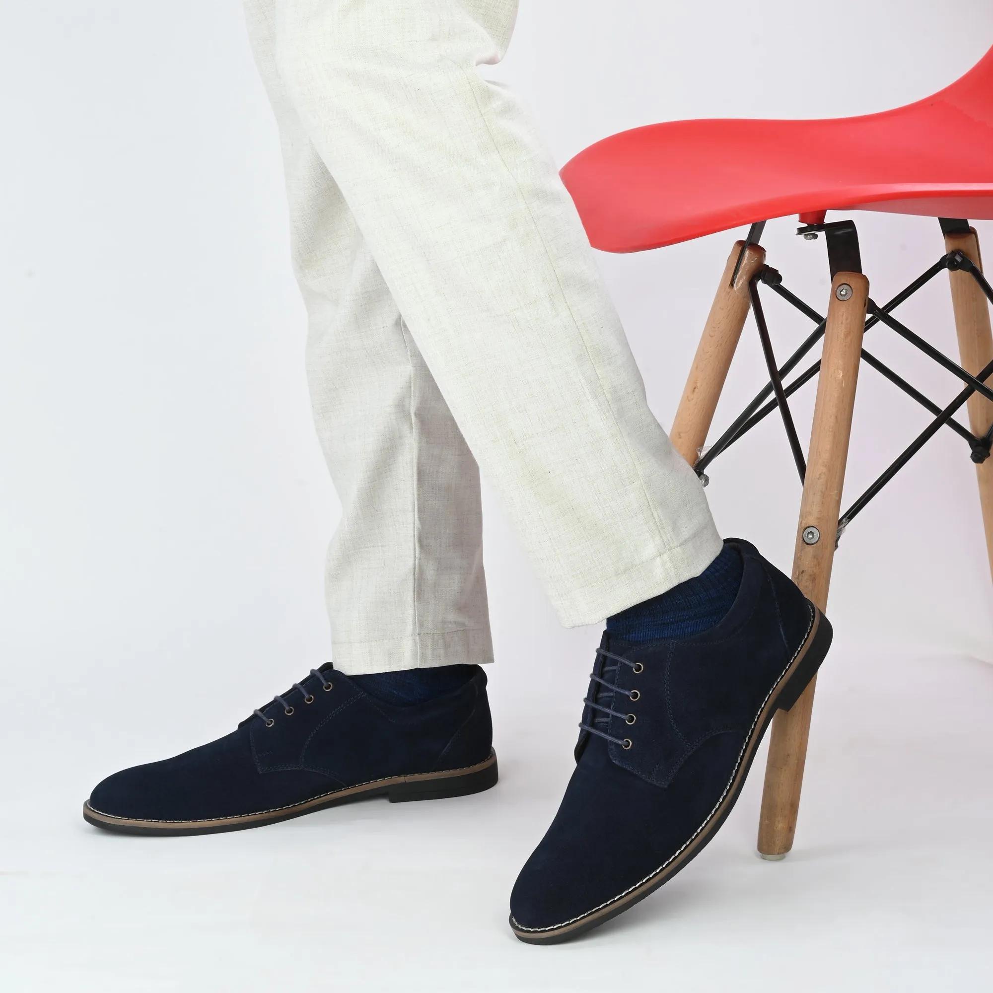 Elite Suede Leather Derby Lace Ups