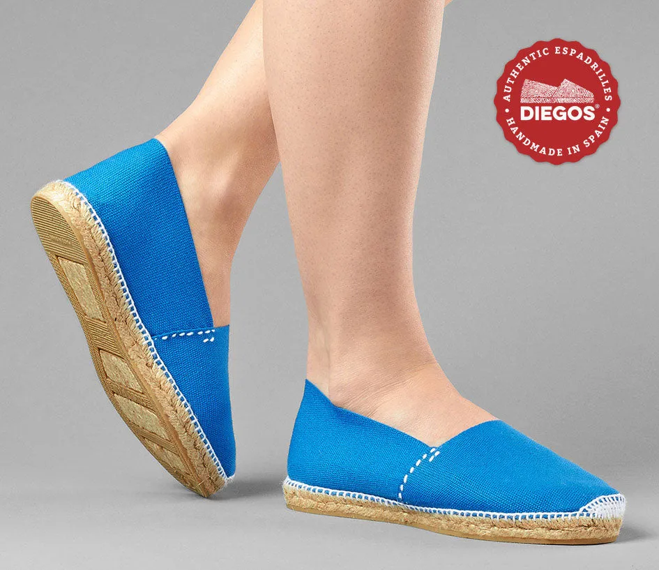 French blue espadrilles