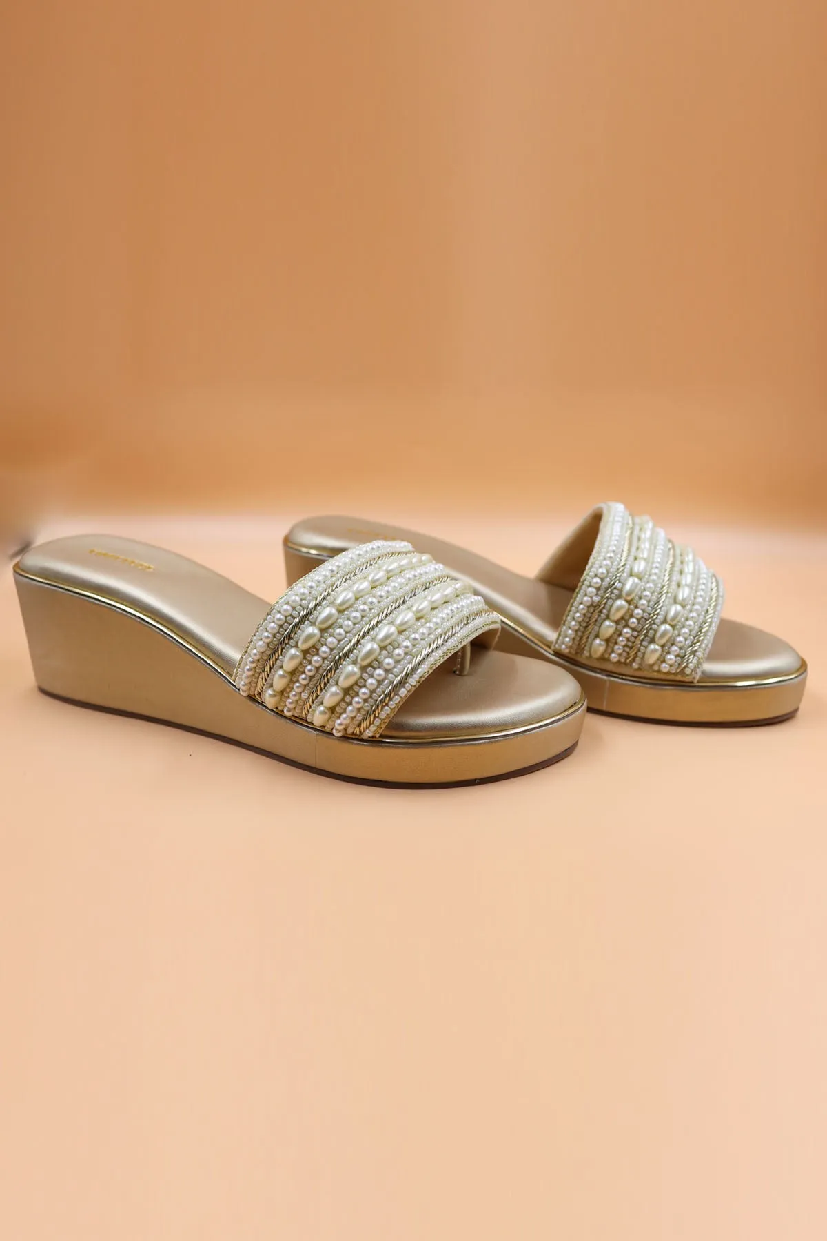 Gold Anchor Thread Work Wedges