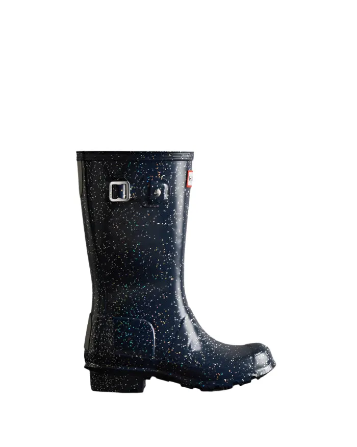 Hunter Big Kids Giant Glitter Wellington Boots