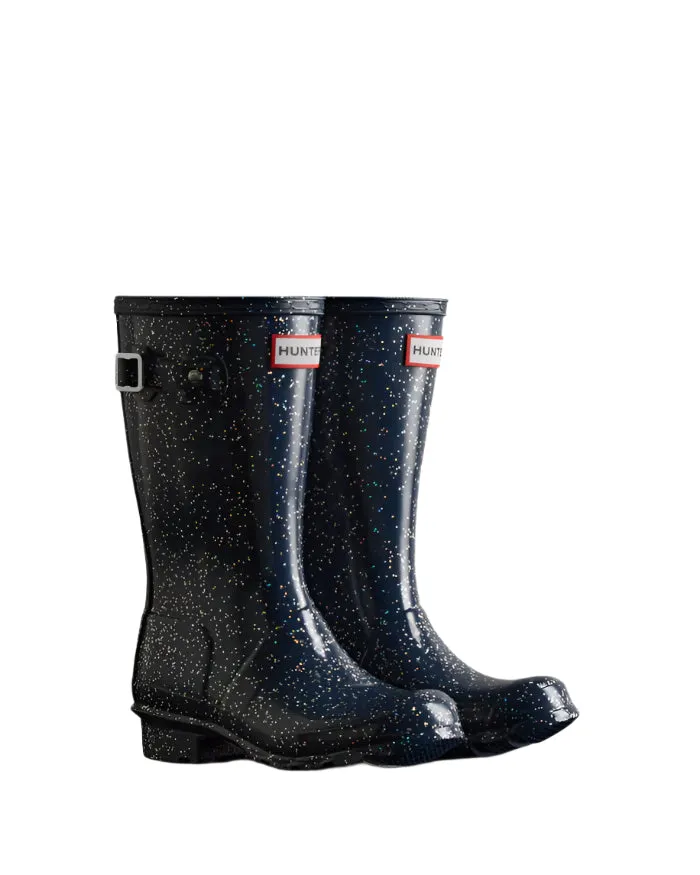 Hunter Big Kids Giant Glitter Wellington Boots