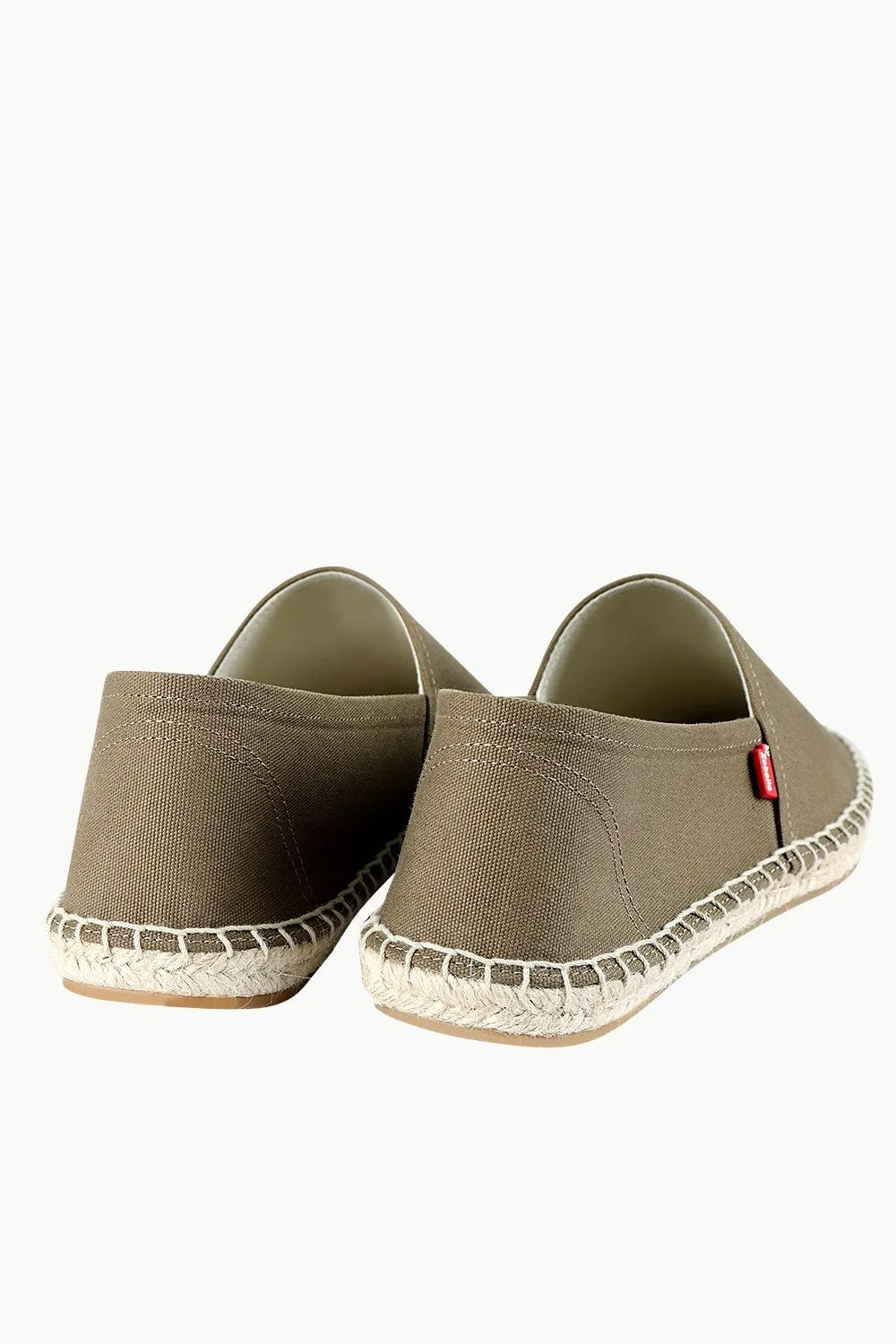 Men's Brown Canvas Basque Espadrilles