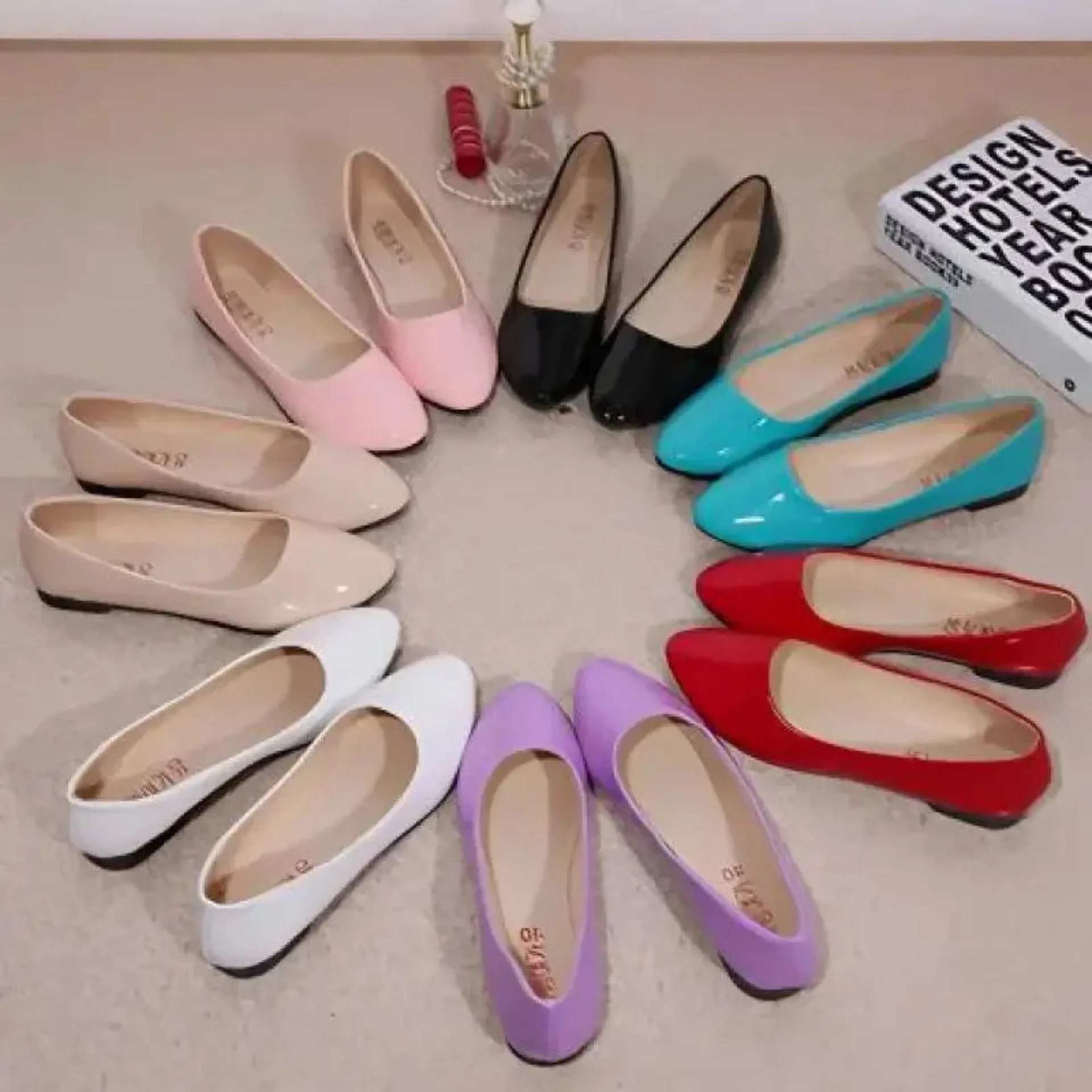 Merendy Dotorea Candy Colors Ballet Flat