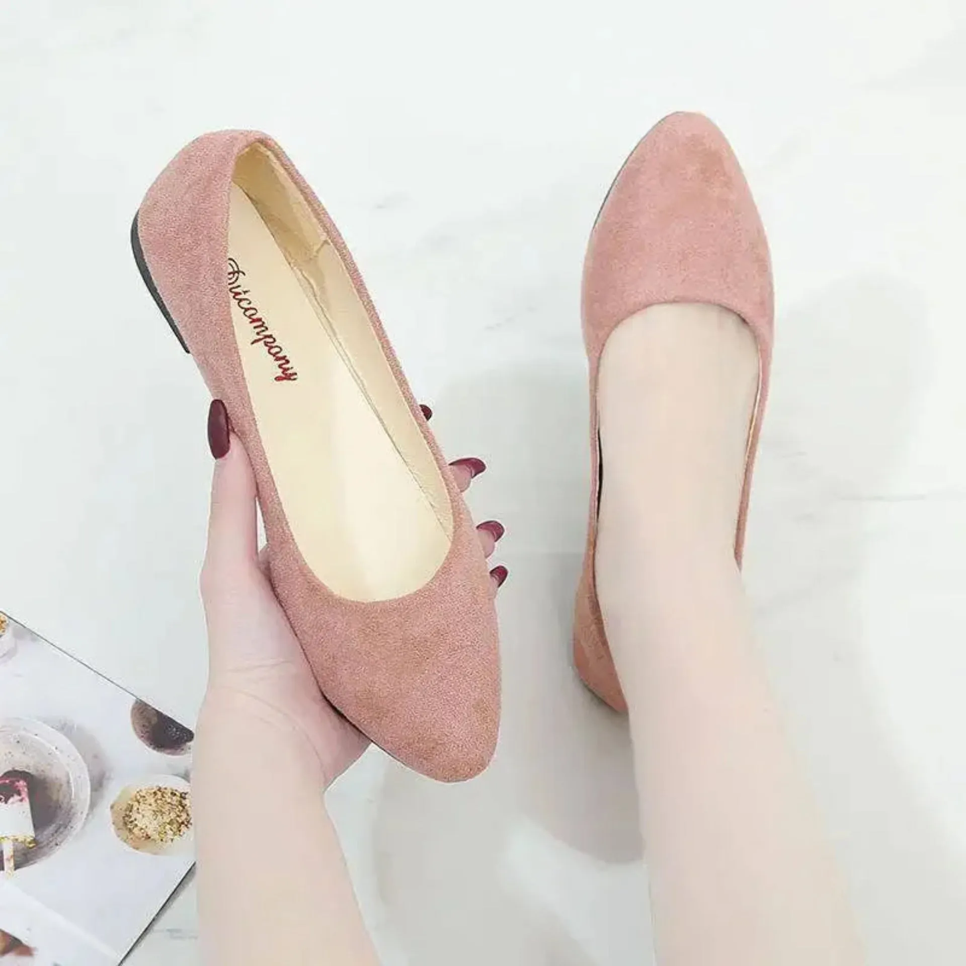 Merendy Dotorea Candy Colors Ballet Flat