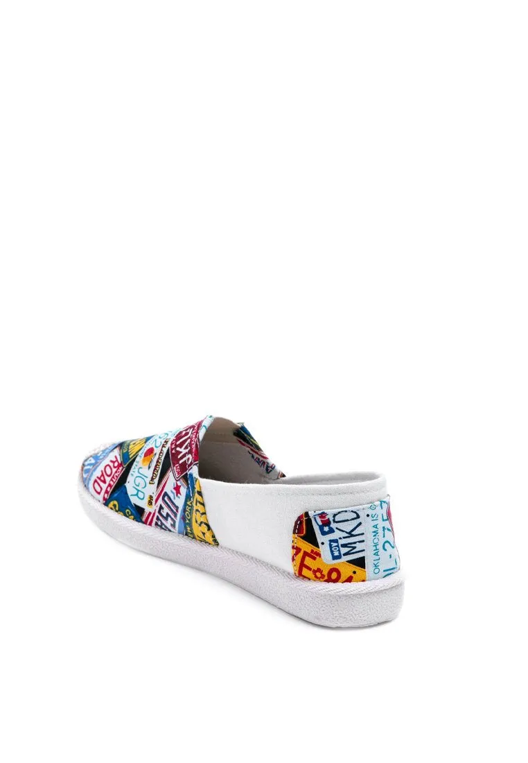 Multicolor Slip-on Shoes