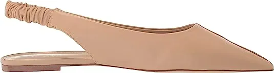 Sam Edelman Whitney Macadamia Slip On Slingback Strap Pointed Toe Dress Flats