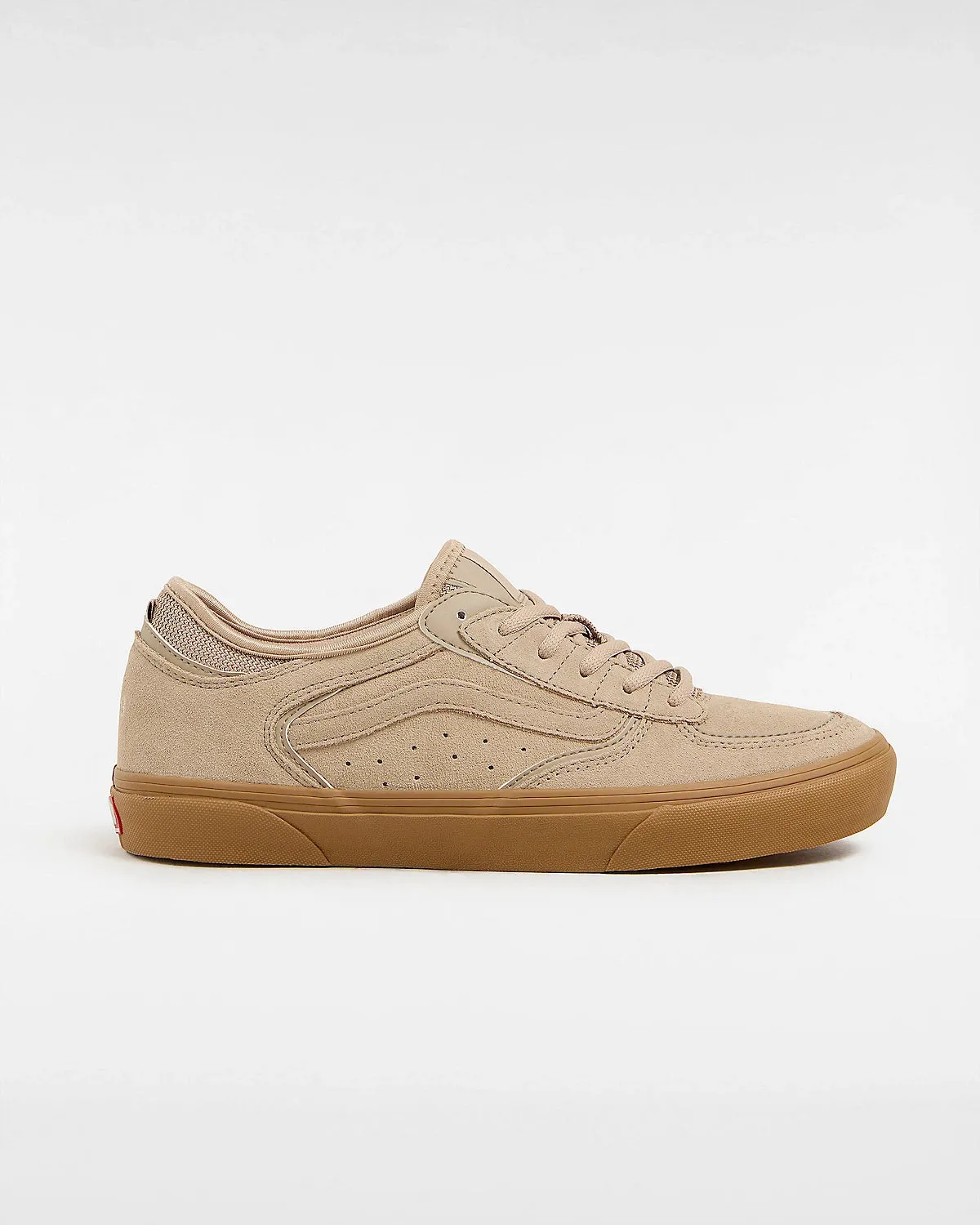 Skate Rowley Shoes in Suede Tan & Gum