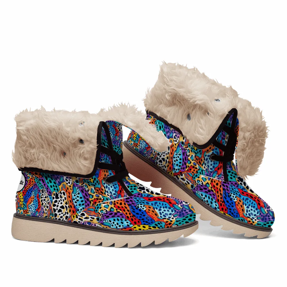 Treadz UniSex Winter Boots - Wild Cheetah