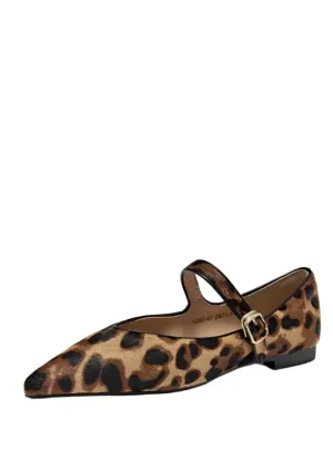 USS Shoes Elif Women's Buckle Strap Dress Flat Shoes