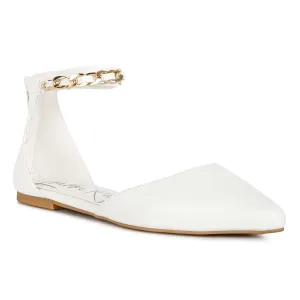 Zurich Slingback Chain Detail Flats